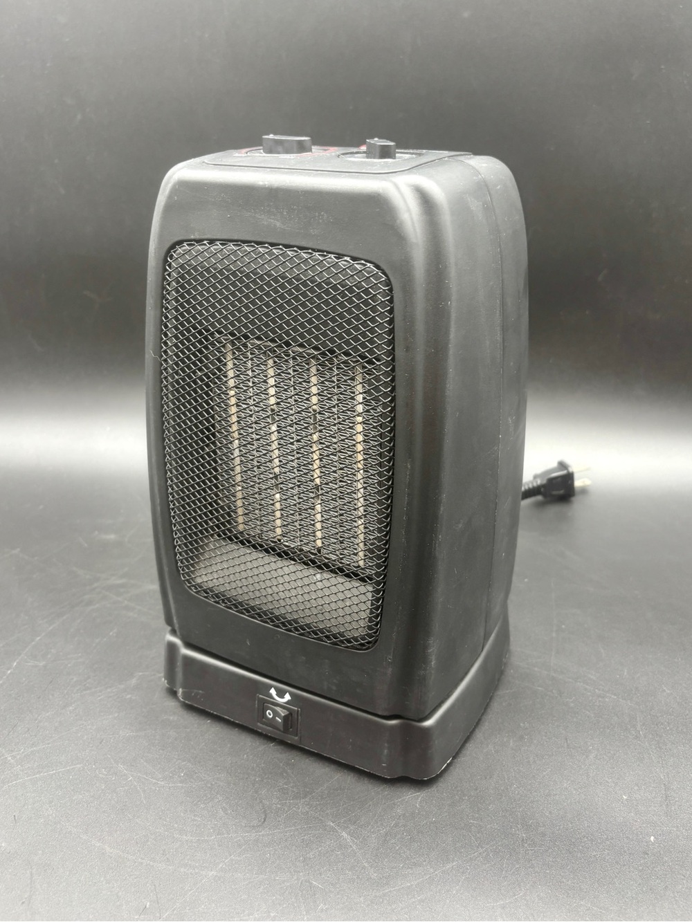 Comfort Zone CZ448 Ceramic Electric Portable Fan-Forced Heater - Black